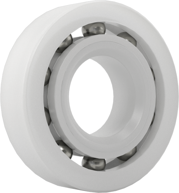 Kuru Çalışan Bilyalı Rulman, Anma Numarası R6, 3/8" Mil Çapı
