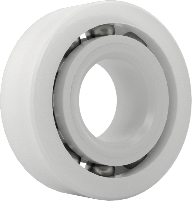 Kuru Çalışan Bilyalı Rulman, Anma Numarası R6A, 3/8" Mil Çapı