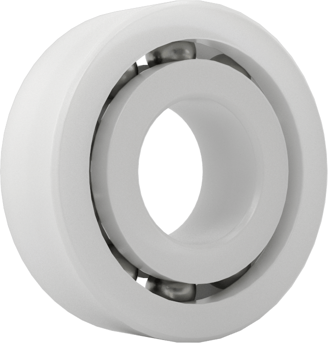 Kuru Çalışan Bilyalı Rulman, Anma Numarası R6A, 3/8" Mil Çapı