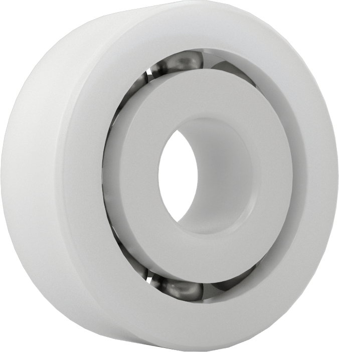 Kuru Çalışan Bilyalı Rulman, Anma Numarası R8A, 3/8" Mil Çapı