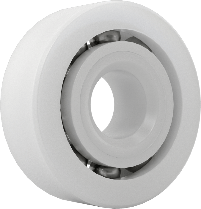 Kuru Çalışan Bilyalı Rulman, Anma Numarası R8A, 3/8" Mil Çapı
