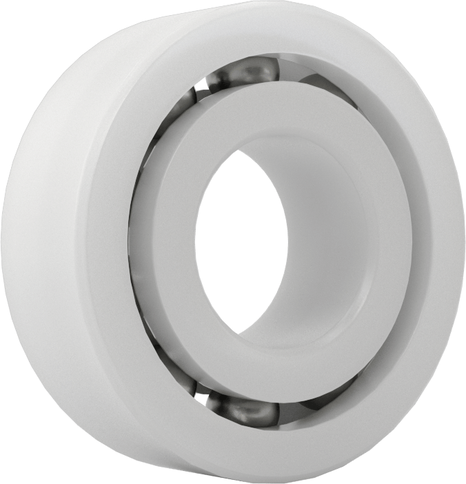 Kuru Çalışan Bilyalı Rulman, Anma Numarası R8A, 1/2" Mil Çapı için
