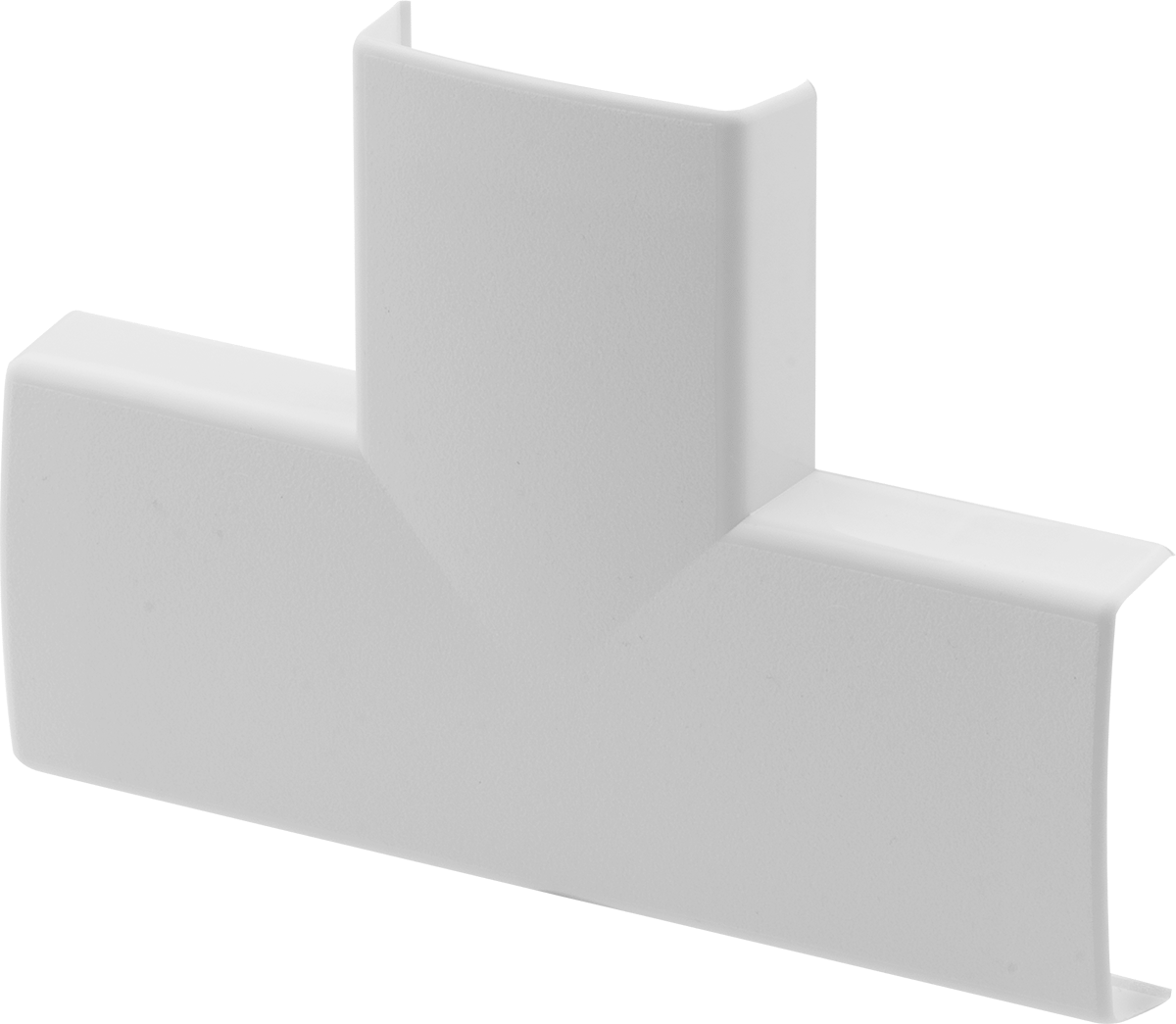 Düşük Profilli Yuvarlak Kanal için 2-1/4“ Genişlik x 11/16” Derinlik T Parçası