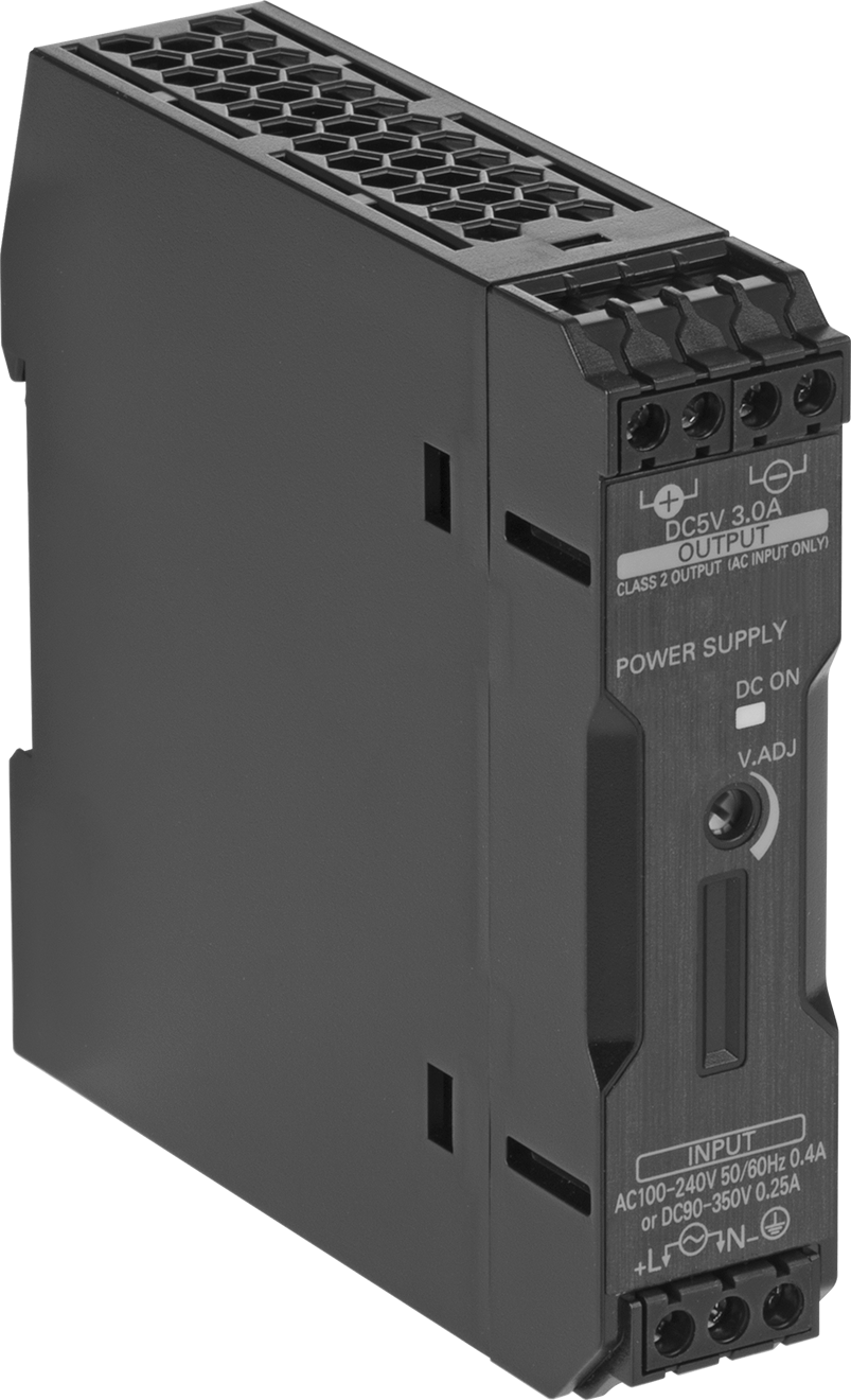 DIN Ray Montajlı Transformatör, Tek Faz, 100-240V AC ila 5V DC, 15 W ve 3 A Çıkış