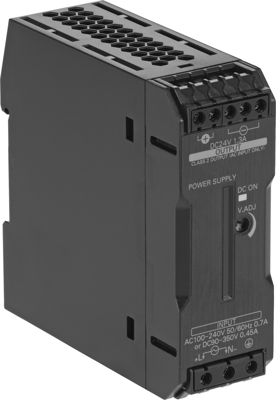 DIN Ray Montajlı Transformatör, Tek Faz, 100-240V AC ila 24V DC, 30 W ve 1,3 A Çıkış