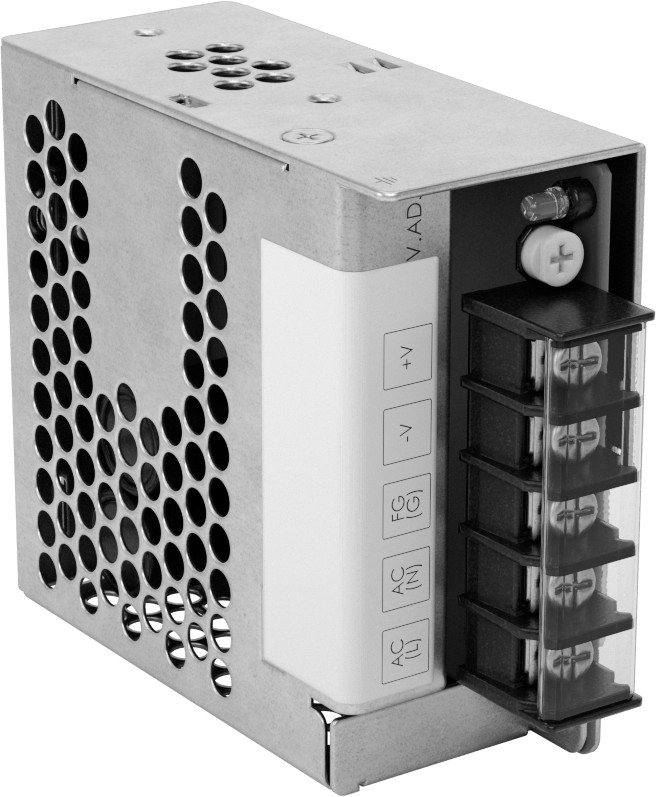 Güç Kaynağı, Tek Faz, 100-240 VAC Giriş, 15 VDC ve 2 A Çıkış