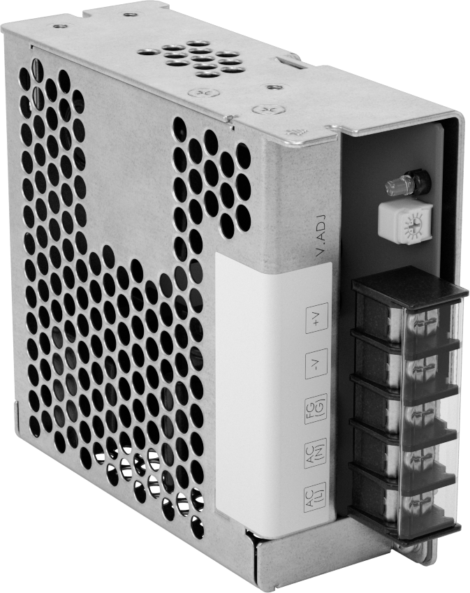 Güç Kaynağı, Tek Faz, 100-240 VAC Giriş, 12 V DC ve 8,4 A Çıkış