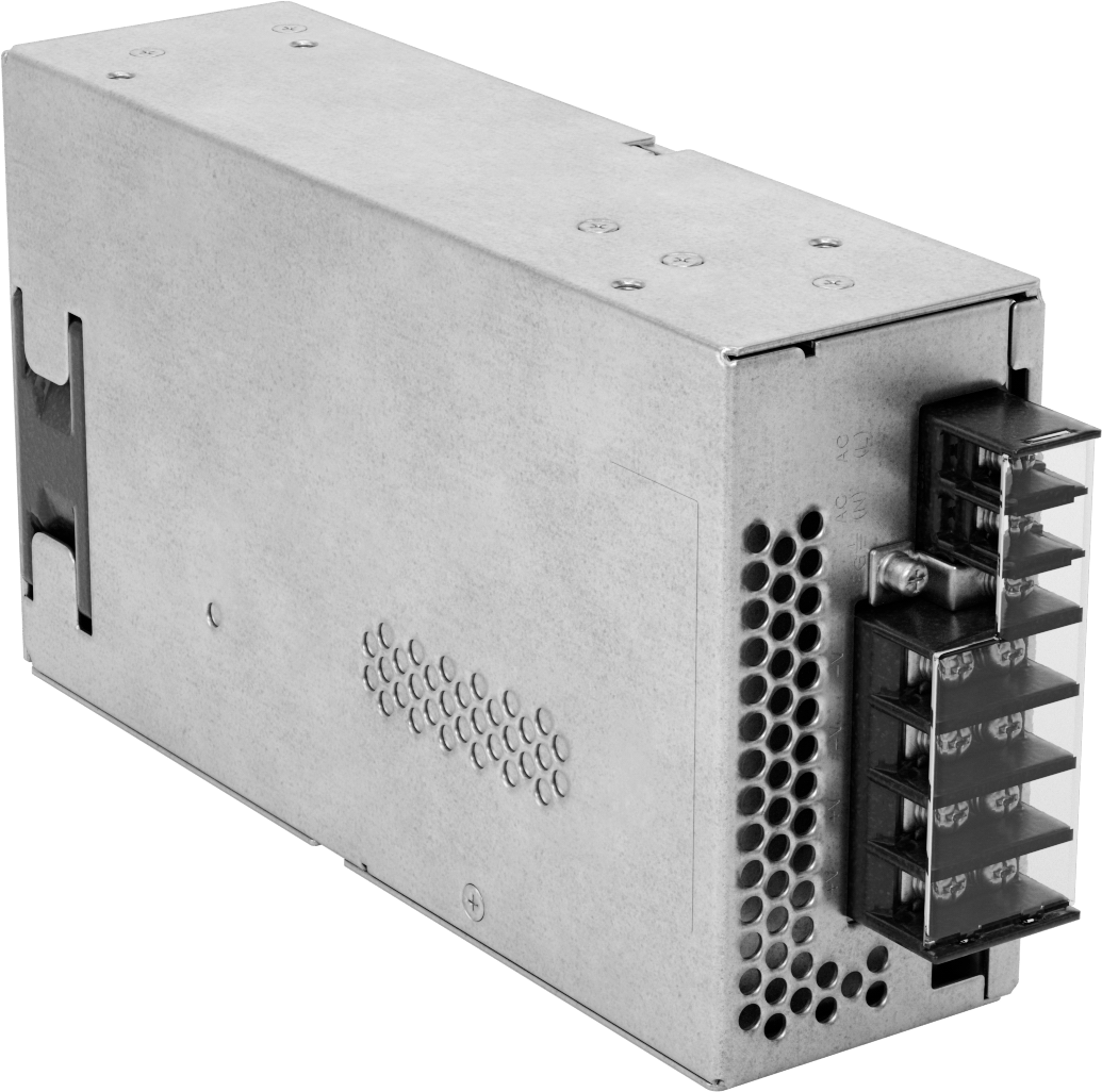 Güç Kaynağı, Tek Faz, 100-240 VAC Giriş, 12VDC ve 50A Çıkış