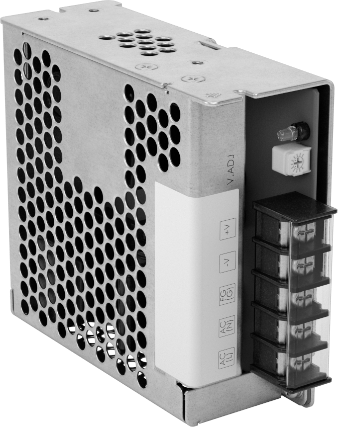 Güç Kaynağı, Tek Faz, 100-240 VAC Giriş, 15 V DC ve 6,7 A Çıkış