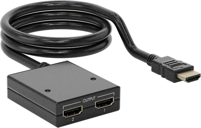 HDMI Ayırıcı, 1 Giriş Bağlantısı, 2 Çıkış Bağlantısı