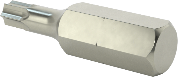 Çelik Torx Ucu, 1/4" Altıgen Şaft, T20 Boyutu