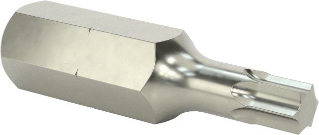 Çelik Torx Ucu, 1/4" Altıgen Şaft, T20 Boyutu