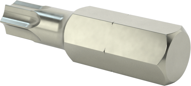 Çelik Torx Ucu, 1/4" Altıgen Şaft, T27 Boyutu