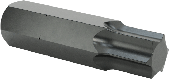 Çelik Torx Ucu, 1/4" Altıgen Şaft, T40 Boyutu