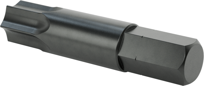 Çelik Torx Ucu, 1/4" Altıgen Şaft, T45 Boyutu
