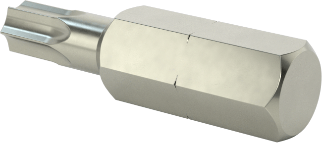 Çelik Torx Ucu, 5/16" Altıgen Şaft, T30 Boyutu