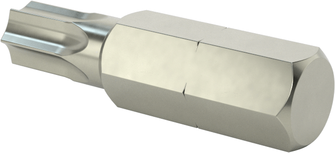 Çelik Torx Ucu, 5/16" Altıgen Şaft, T40 Boyutu