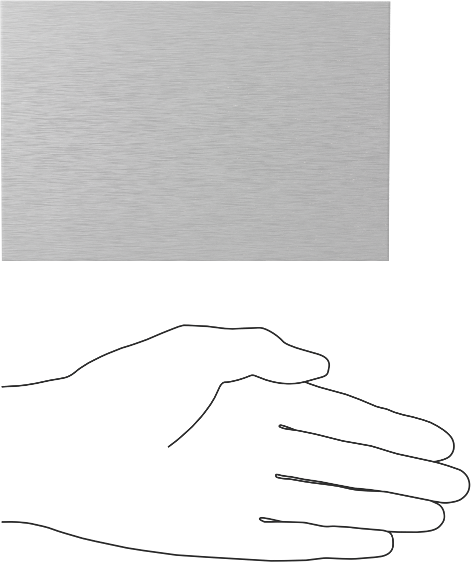 Ultra Yüksek Sıcaklığa Dayanıklı Garolite G-7 Levha, 4 inç Genişlik x 6 inç Uzunluk, 1/4" Kalınlık