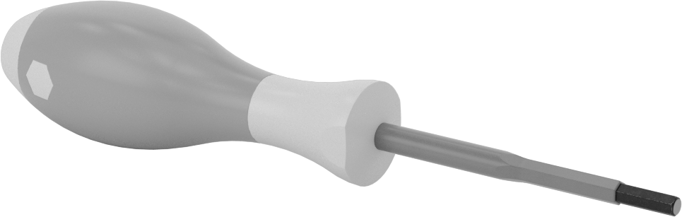 Elektrik Yalıtımlı Tornavida, 4 mm Altıgen, 3“ Uzunluk x 1/4” Genişlik Mil