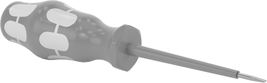 Elektrik Yalıtımlı Tornavida, 3/32" Oluklu, 3-1/8“ Uzunluk x 5/32” Genişlik Mil