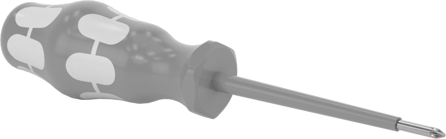 Elektrik Yalıtımlı Tornavida, 0 Numaralı Phillips, 3-1/8“ Uzunluk x 3/16” Genişlik Mil