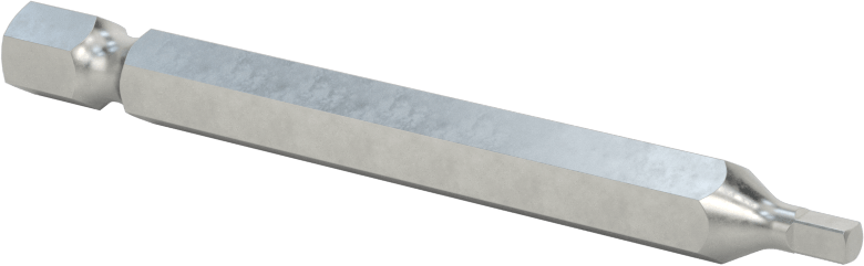 Kare Uç, Elektrikli Aletler için 1/4" Altıgen Şaft, 1 Numaralı Boyut, 2-3/4" Uzunluk