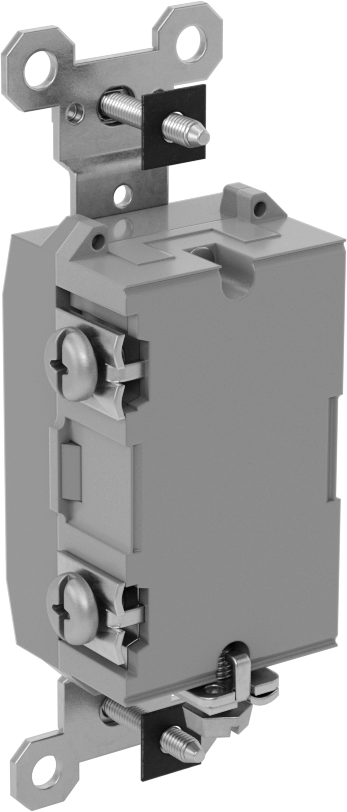 Toggle Işık Anahtarı, Aydınlatmalı, 20 Amper @ 120V AC/277V AC, Fildişi