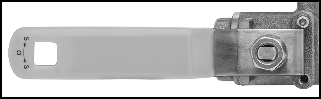 Lever Handle with Ratchet Opening
