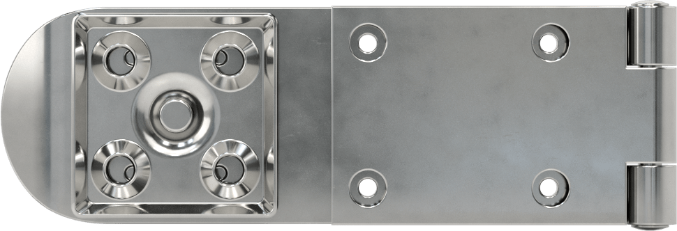 Dönen Gözlü Kilitlenebilir Mandal, 4-1/2“ x 1-1/2” x 1/8" Kol ile, 316 Paslanmaz Çelik