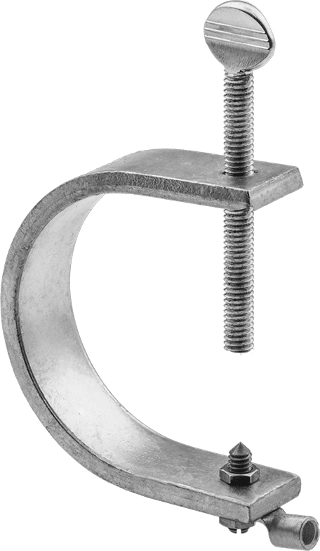 C-Kelepçe, 2-1/2" Çene Açıklığı, Çelik Bağlantı