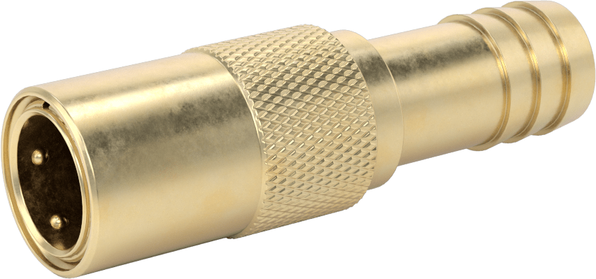 Soğutucu için Pirinç Hızlı Ayrılabilir Hortum Bağlantısı, Düz Soket, 1/2 Kaplin Boyutu, 3/4" Hortum İç Çapı için