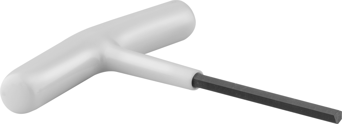 Kısa T Saplı Altıgen Anahtar, 5/32" Tahrik Boyutu, 4-1/8" Toplam Uzunluk