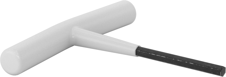 Kısa T Saplı Altıgen Anahtar, 3/16" Tahrik Boyutu, 4-1/8" Toplam Uzunluk