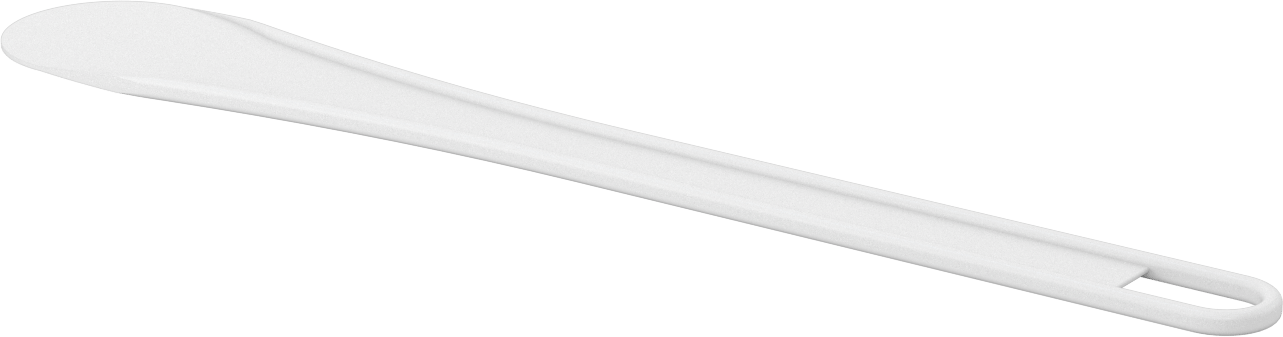 Yuvarlak Uçlu Plastik Spatula, 3-1/8“ Genişlik x 6” Uzunlukta Bıçak, 20" Uzunluk