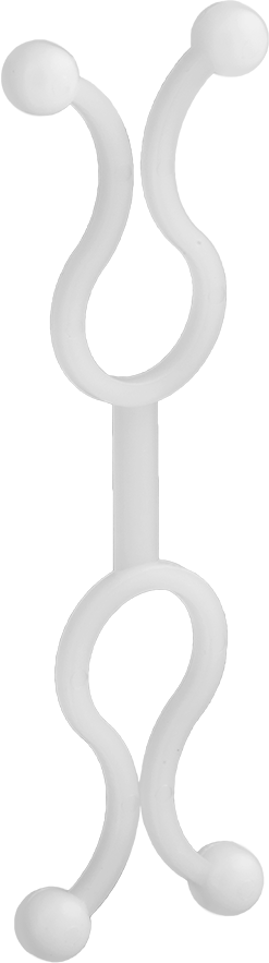 Naylon Bükümlü Bağ, 3" Uzunluk, 3/8" Maksimum Demet Çapı için