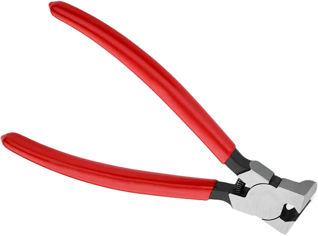 Plastik Kesiciler, 6-1/4" Toplam Uzunluk, 85 Derece Baş Ofset Açısı