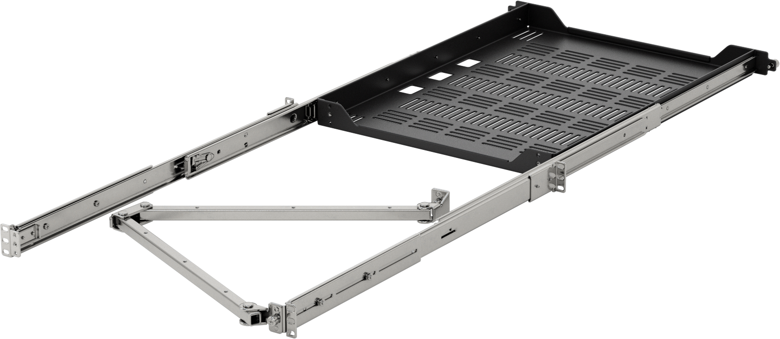 Elektronik Kabin Rafı, Toz Boyalı Çelik, 16 inç x 22 inç Raf