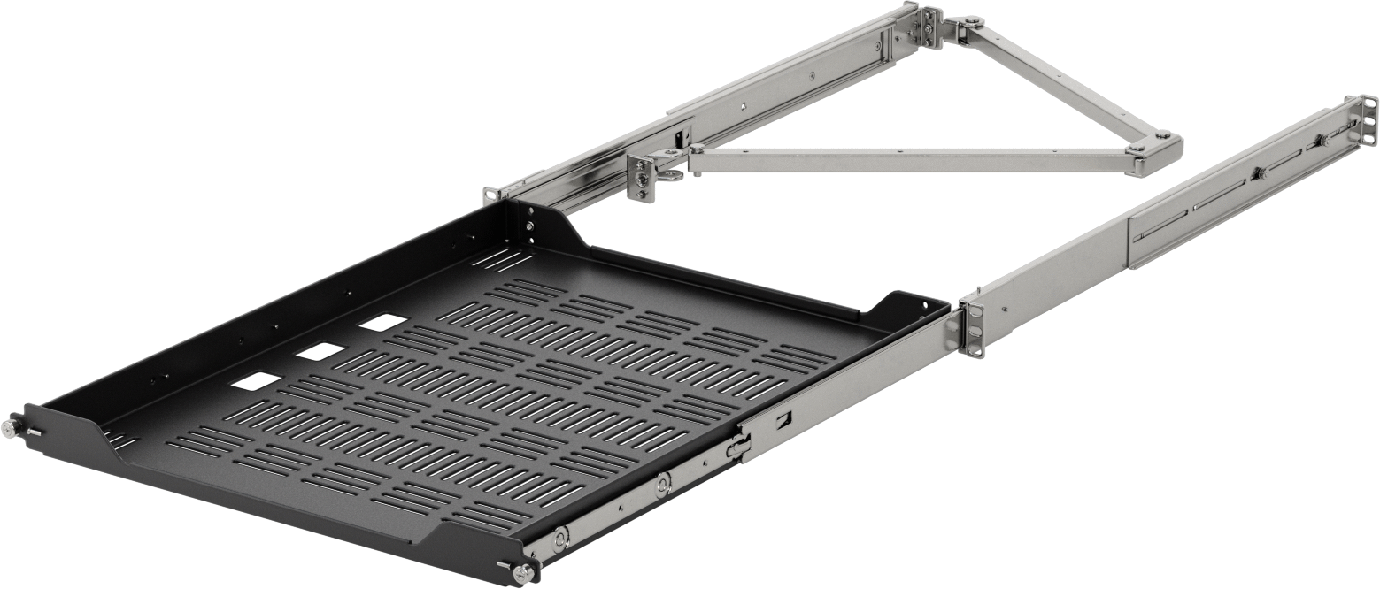 Elektronik Kabin Rafı, Toz Boyalı Alüminyum, 16-3/4“ x 22” Raf