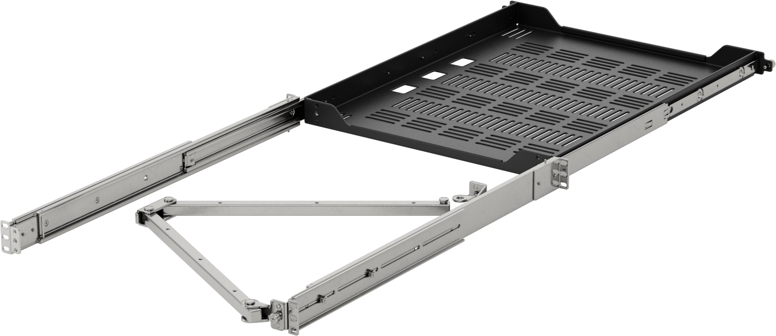 Elektronik Kabin Rafı, Toz Boyalı Alüminyum, 16-3/4“ x 22” Raf
