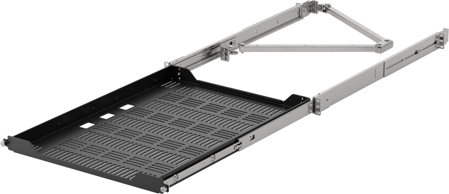 Elektronik Kabin Rafı, Toz Boyalı Alüminyum, 16-3/4“ x 24” Raf