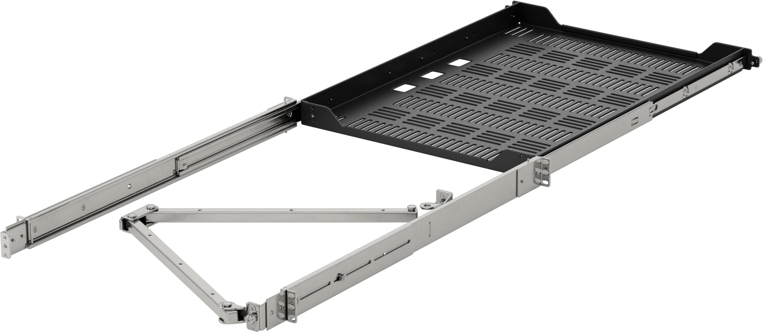Elektronik Kabin Rafı, Toz Boyalı Alüminyum, 16-3/4“ x 24” Raf