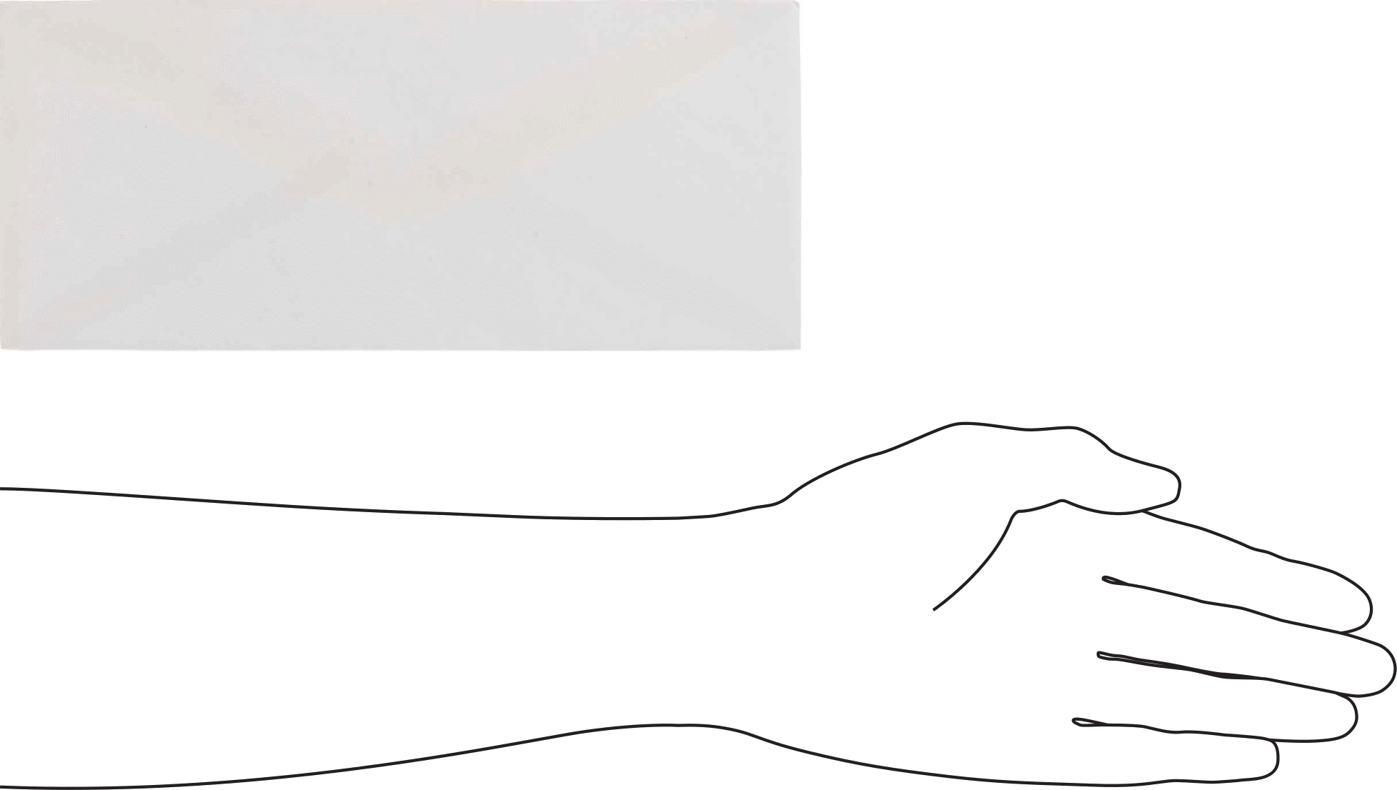 İş Zarfları, Çapraz Dikişli, Yapışkanlı Conta, 9-1/2“ Genişlik x 4-1/8” Yükseklik