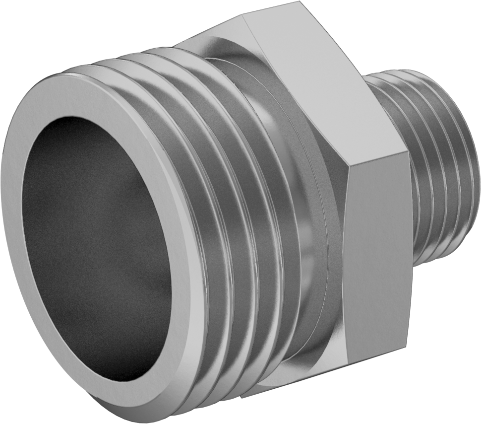 Pirinç Adaptör, 3/4 GHT Erkek x 1/4 BSPT Erkek