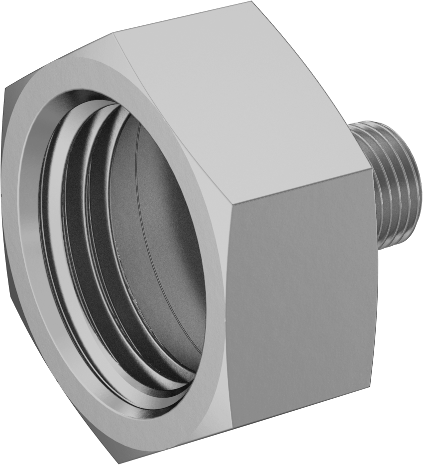 Pirinç Adaptör, 3/4 GHT Dişi x 1/8 BSPT Erkek