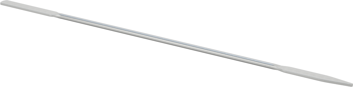 Paslanmaz Çelik Laboratuvar Spatulası, Yuvarlak x Konik Uçlar, 12" Uzunluk