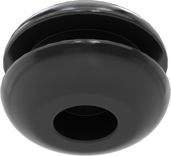 Boyuta Göre Kesilmiş EPDM Kauçuk Grometler, 1/4“ Delik Çapı ve 1/16” Malzeme Kalınlığı için, 1/64" ila 1/8" ID