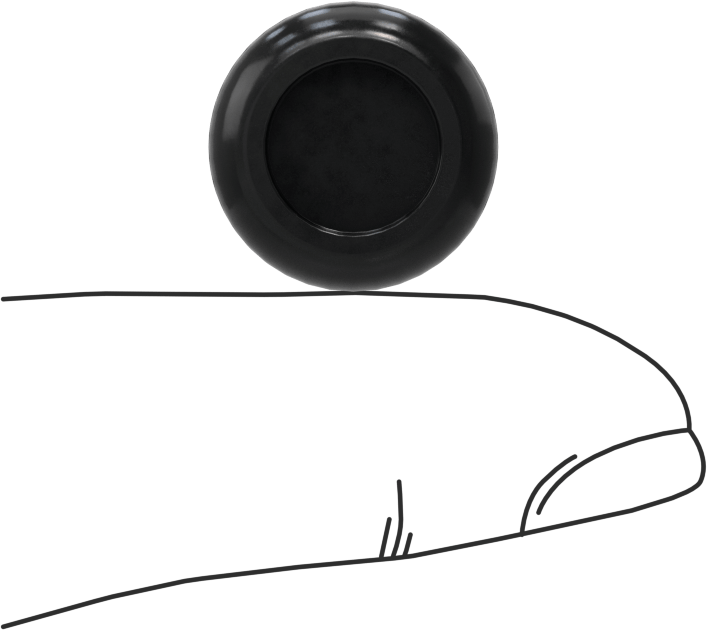 Boyuta Göre Kesilmiş EPDM Kauçuk Grometler, 1/2“ Delik Çapı ve 1/16” Malzeme Kalınlığı için, 1/64" ila 3/8" ID
