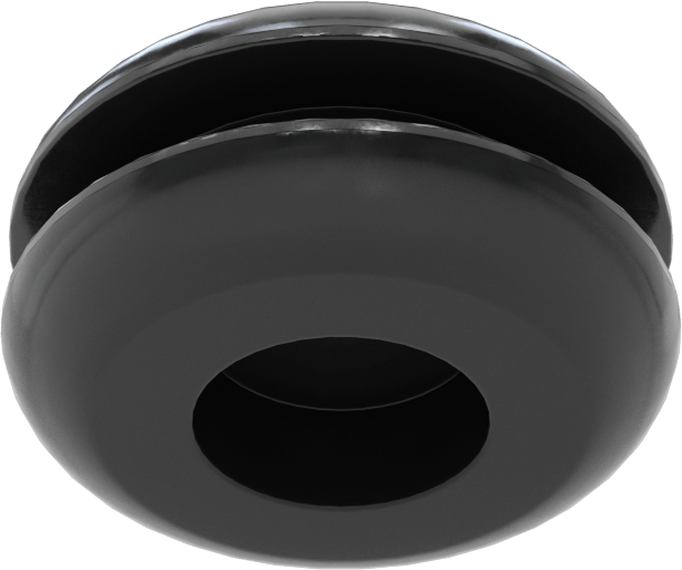 Boyuta Göre Kesilmiş EPDM Kauçuk Grometler, 5/8“ Delik Çapı ve 1/8” Malzeme Kalınlığı için, 1/64" ila 3/8" ID