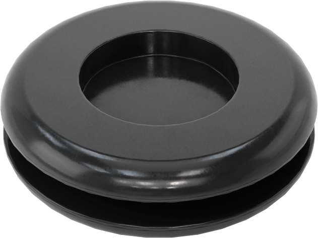 Boyuta Göre Kesilmiş EPDM Kauçuk Grometler, 3/4“ Delik Çapı ve 3/32” Malzeme Kalınlığı için, 1/64" ila 1/2" ID