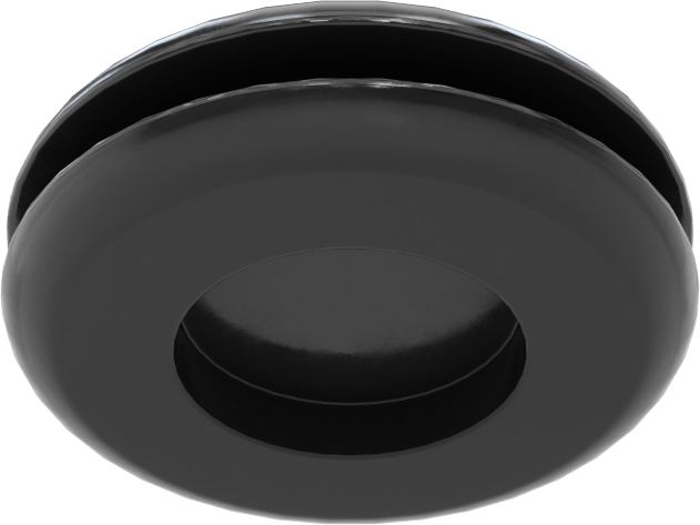 Boyuta Göre Kesilmiş EPDM Kauçuk Grometler, 3/4“ Delik Çapı ve 3/32” Malzeme Kalınlığı için, 1/64" ila 1/2" ID